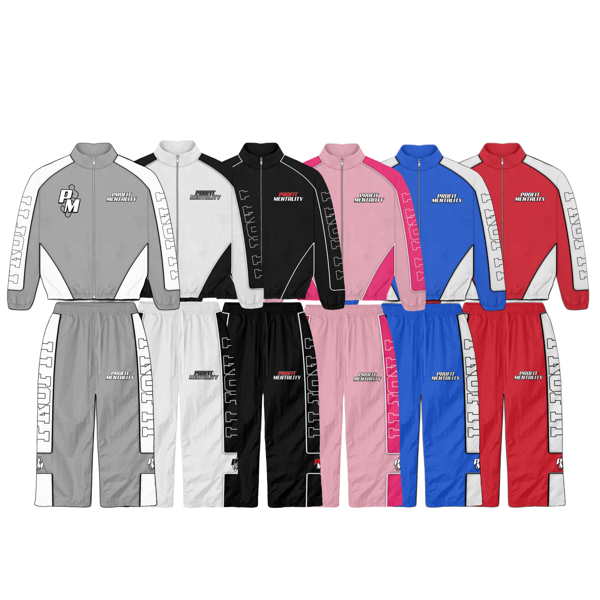 ‘PM’ Windbreaker Tracksuits