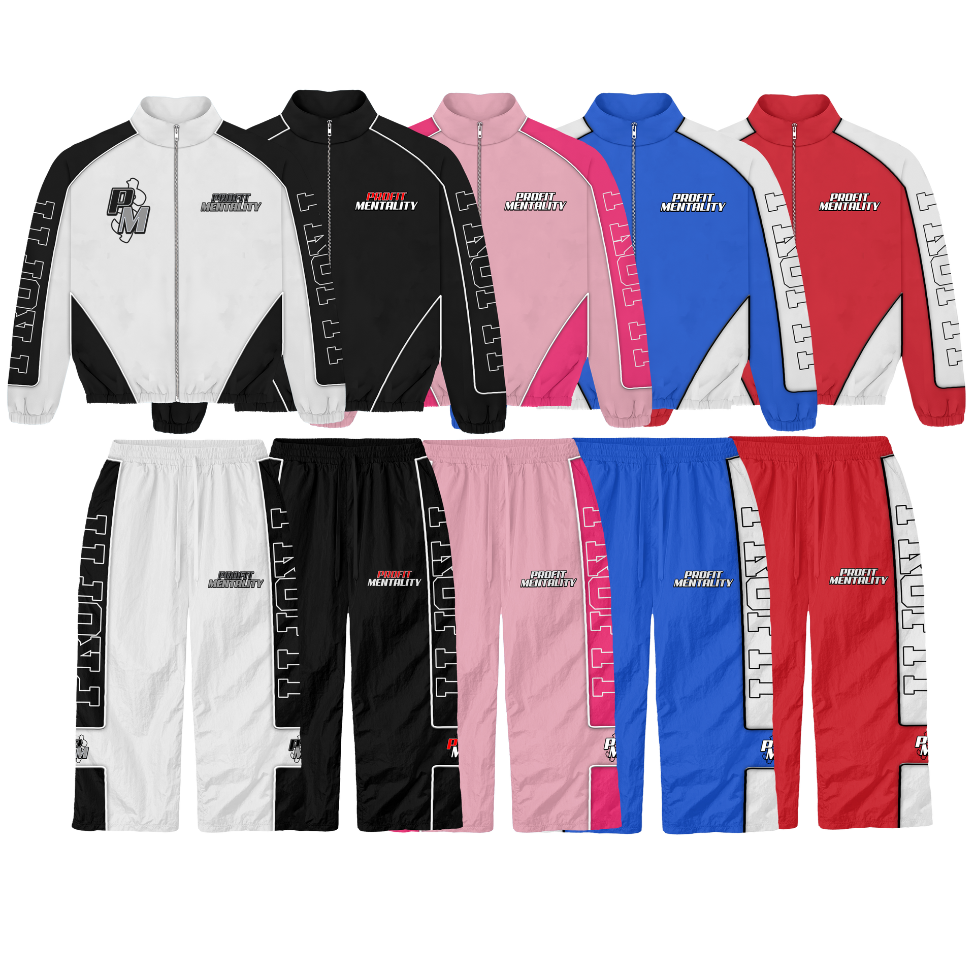 ‘PM’ Windbreaker Tracksuits