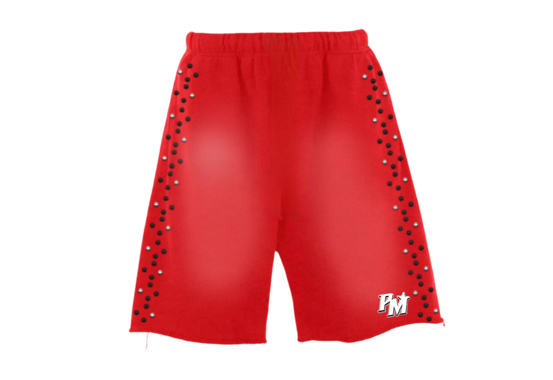 ‘PM’ Rhinestone Shorts